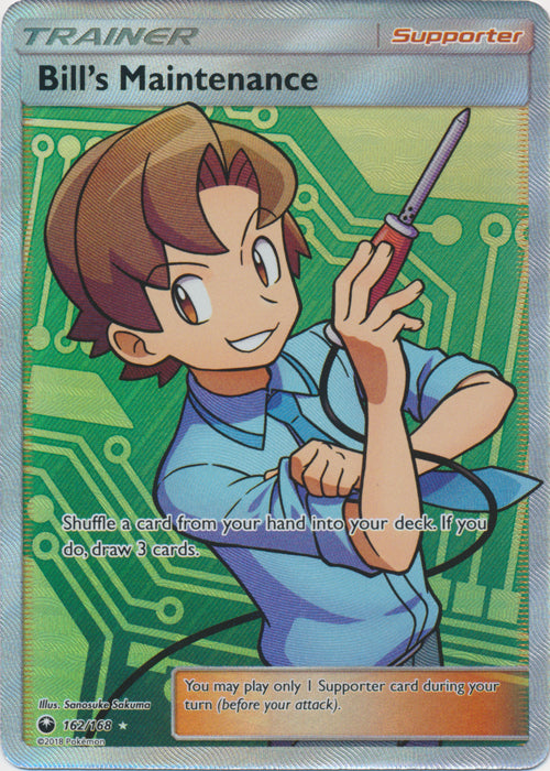 Bill's Maintenance (Full Art) - 162/168 - Ultra Rare