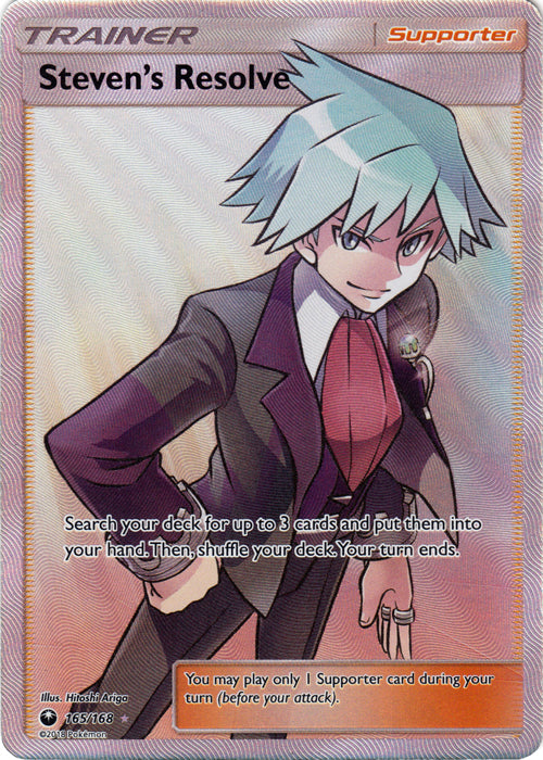 Steven's Resolve (Full Art) - 165/168 - Ultra Rare