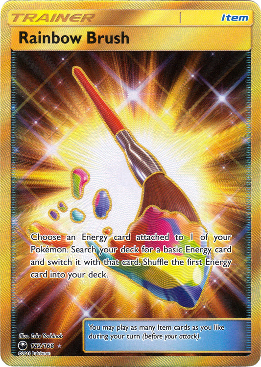 Rainbow Brush (Secret) - 182/168 - Secret Rare