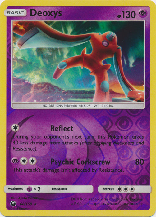 Deoxys - 68/168 - Rare - Reverse Holofoil