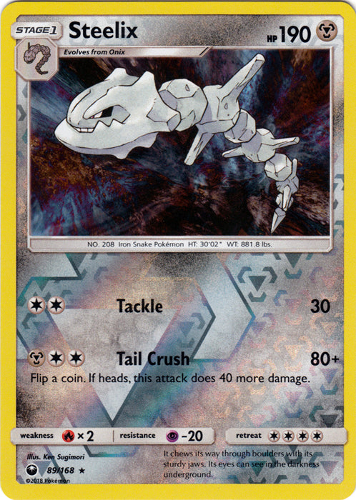 Steelix - 89/168 - Holo Rare - Reverse Holofoil