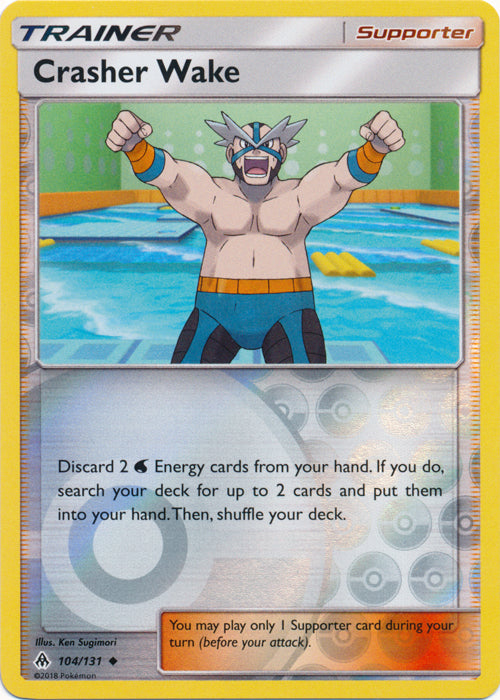 Crasher Wake - 104/131 - Uncommon - Reverse Holofoil