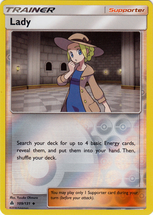 Lady - 109/131 - Uncommon - Reverse Holofoil