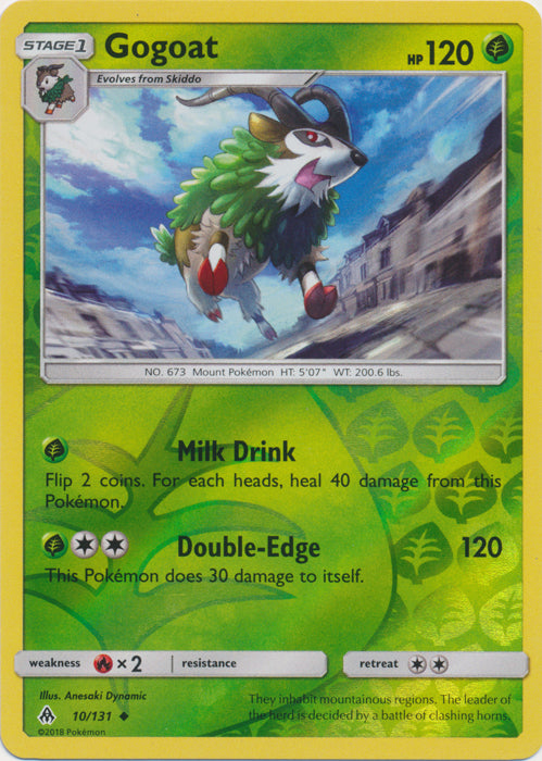 Gogoat - 10/131 - Uncommon - Reverse Holofoil