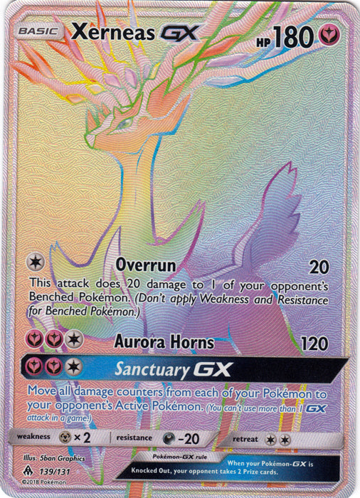 Xerneas GX (Secret) - 139/131 - Secret Rare