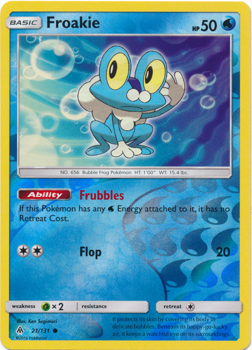Froakie - 21/131 - Common - Reverse Holofoil