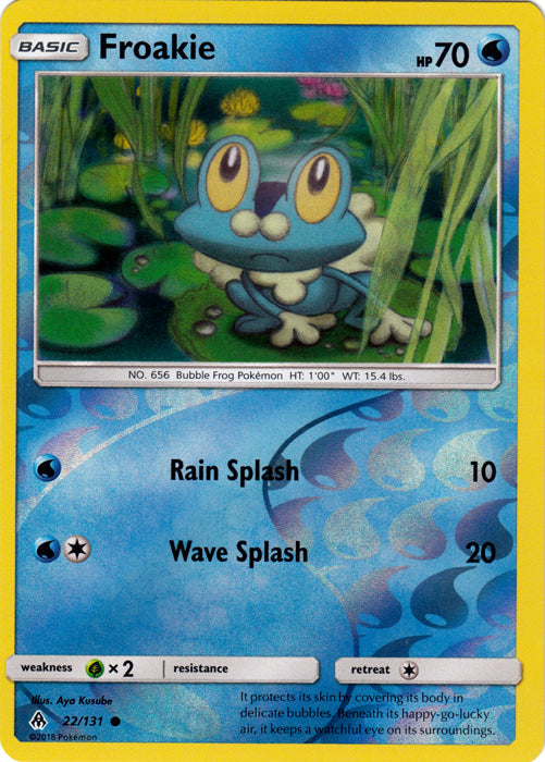 Froakie - 22/131 - Common - Reverse Holofoil