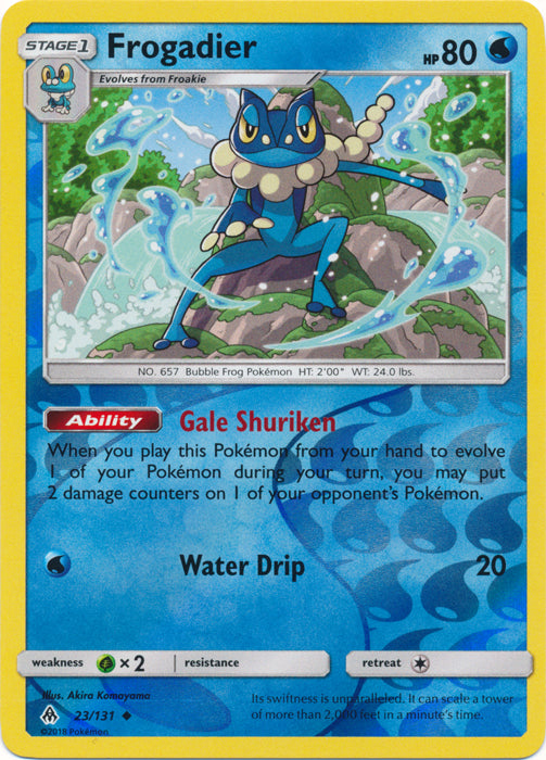 Frogadier - 23/131 - Uncommon - Reverse Holofoil