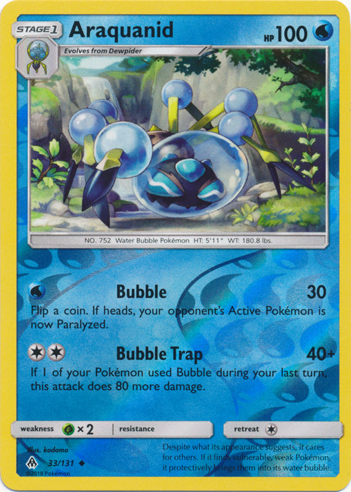 Araquanid - 33/131 - Uncommon - Reverse Holofoil