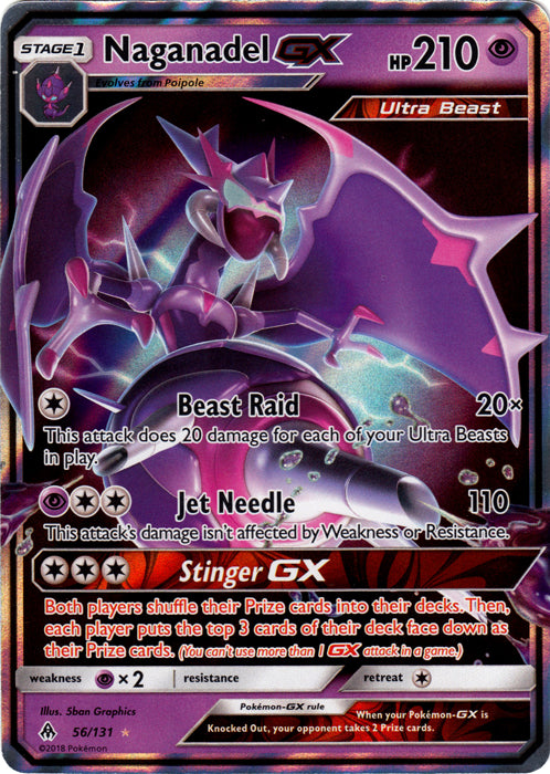 Naganadel GX - 56/131 - Ultra Rare