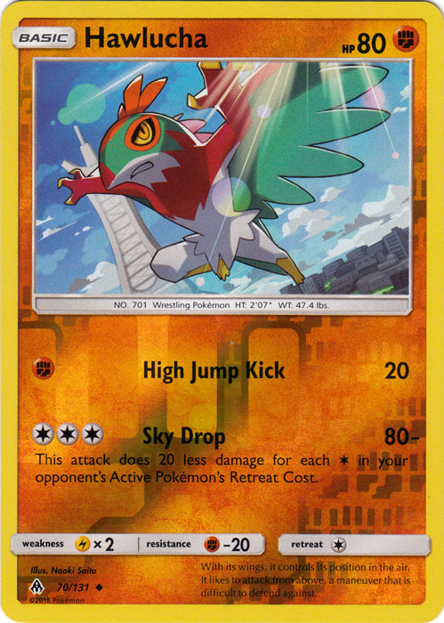 Hawlucha - 70/131 - Uncommon - Reverse Holofoil