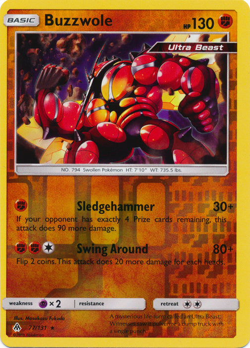 Buzzwole - 77/131 - Rare - Reverse Holofoil