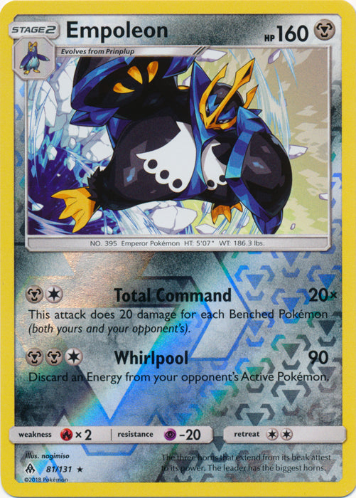 Empoleon - 81/131 - Holo Rare - Reverse Holofoil