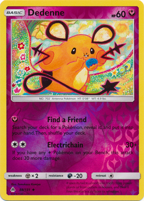 Dedenne - 88/131 - Uncommon - Reverse Holofoil