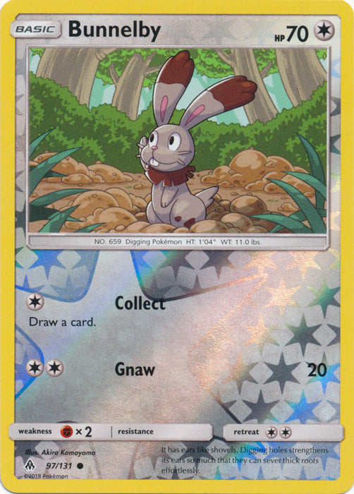 Bunnelby - 97/131 - Common - Reverse Holofoil