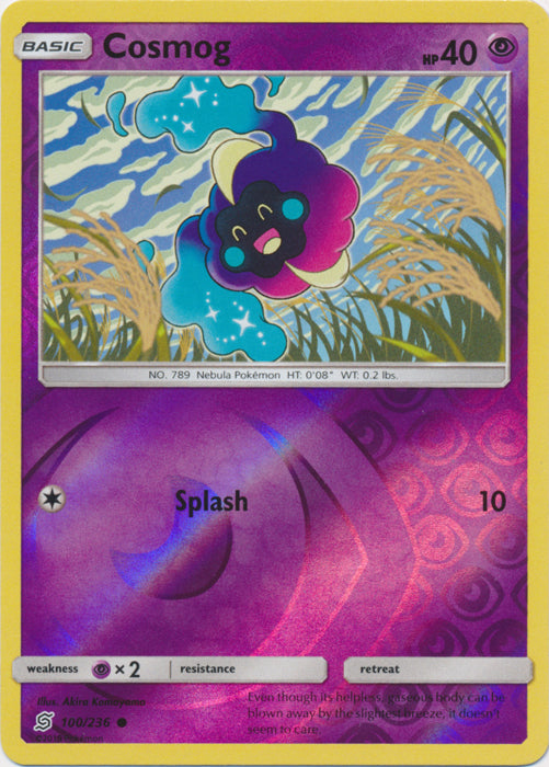 Cosmog - 100/236 - Common - Reverse Holofoil