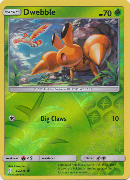 Dwebble - 10/236 - Common - Reverse Holofoil