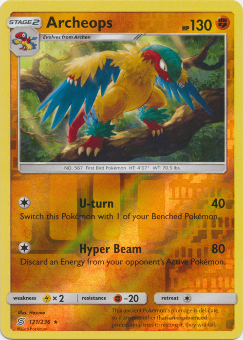 Archeops - 121/236 - Rare - Reverse Holofoil