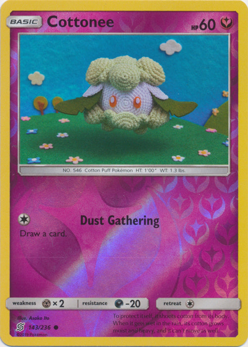 Cottonee - 143/236 - Common - Reverse Holofoil