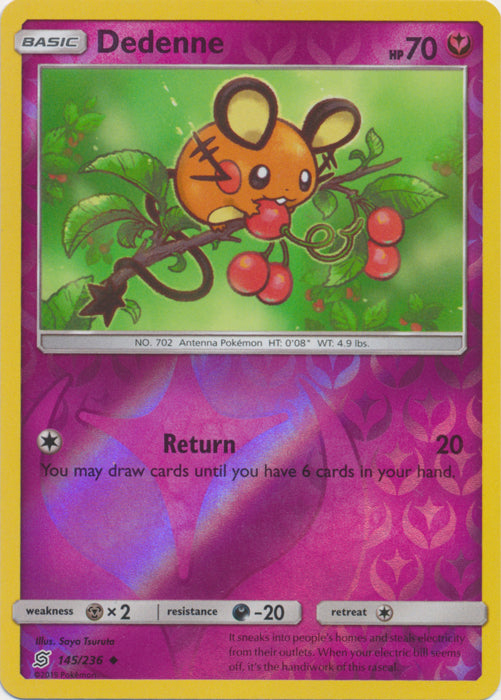 Dedenne - 145/236 - Uncommon - Reverse Holofoil