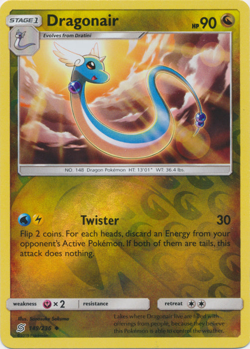 Dragonair - 149/236 - Uncommon - Reverse Holofoil