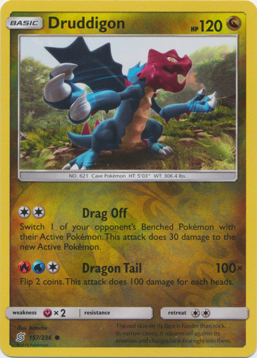 Druddigon - 157/236 - Common - Reverse Holofoil