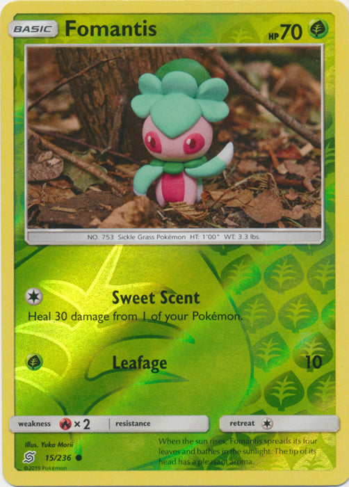 Fomantis - 15/236 - Common - Reverse Holofoil