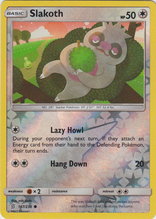 Slakoth - 167/236 - Common - Reverse Holofoil