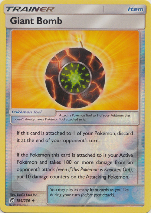 Giant Bomb - 196/236 - Uncommon - Reverse Holofoil