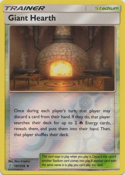 Giant Hearth - 197/236 - Uncommon - Reverse Holofoil