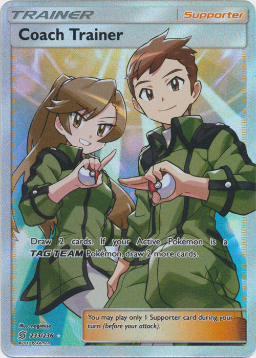 Coach Trainer (Full Art) - 233/236 - Ultra Rare