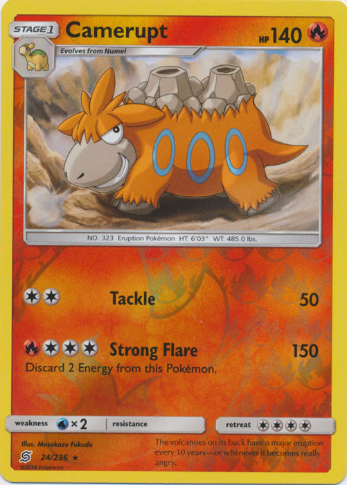 Camerupt - 24/236 - Rare - Reverse Holofoil