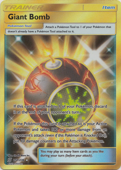 Giant Bomb (Secret) - 251/236 - Secret Rare