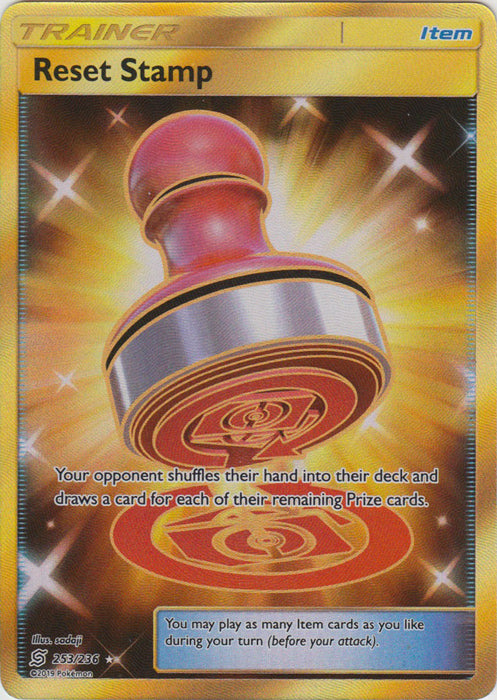 Reset Stamp (Secret) - 253/236 - Secret Rare