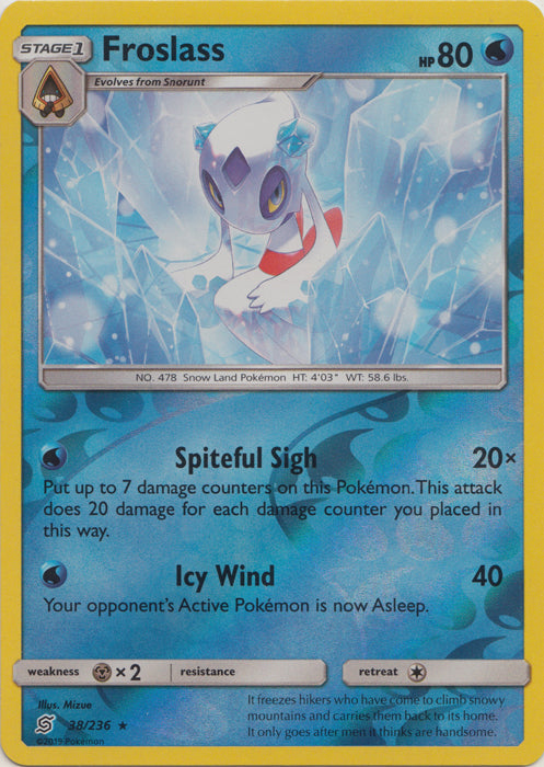 Froslass - 38/236 - Reverse Holofoil Rare