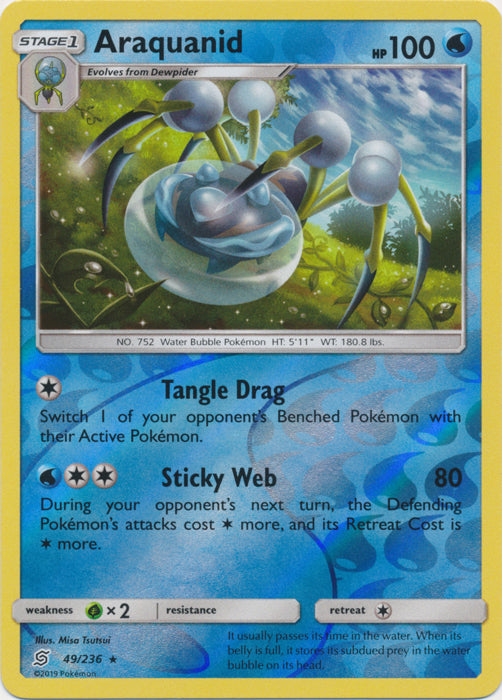 Araquanid - 49/236 - Rare - Reverse Holofoil