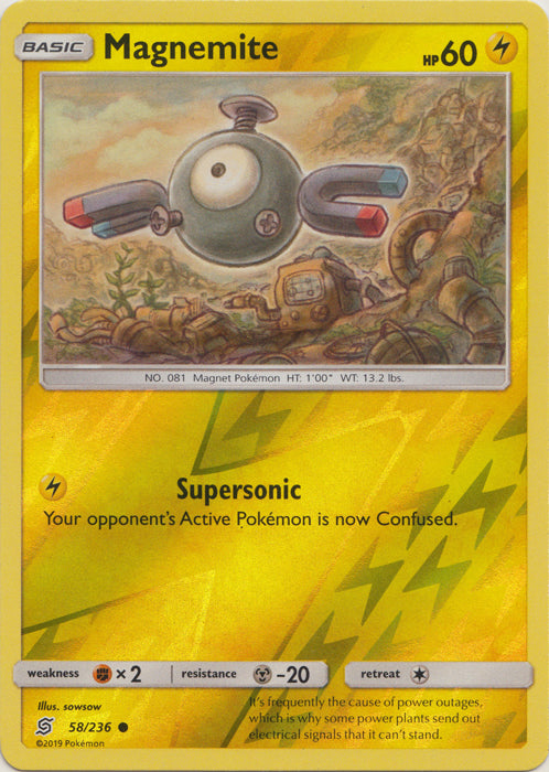 Magnemite - 58/236 - Common - Reverse Holofoil