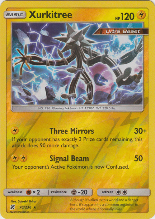 Xurkitree - 70/236 - Rare - Reverse Holofoil