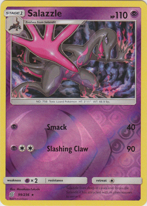 Salazzle - 99/236 - Rare - Reverse Holofoil