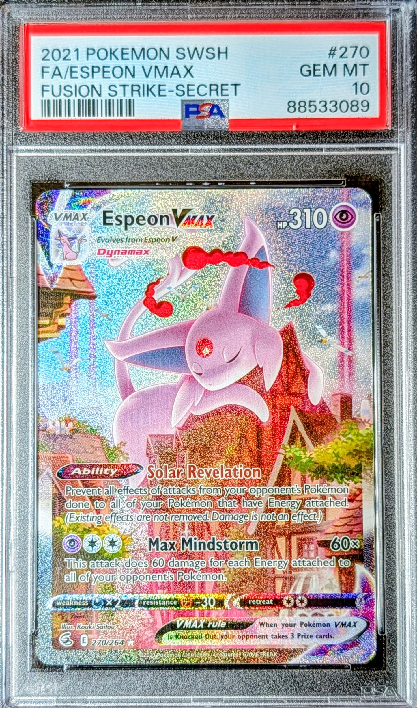 PSA 10 Espeon VMAX 270/264