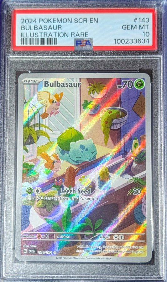 PSA 10 Bulbasaur 143/142