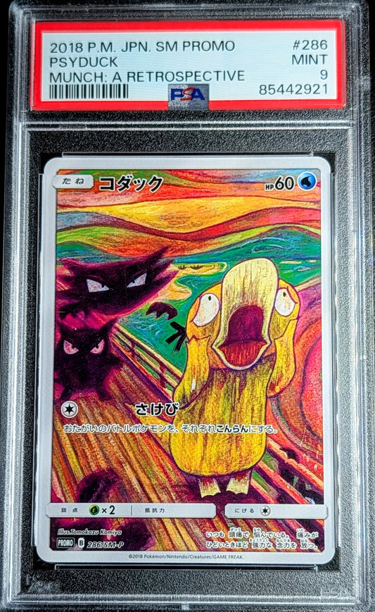 PSA 9 Munch Psyduck 286/SM-P