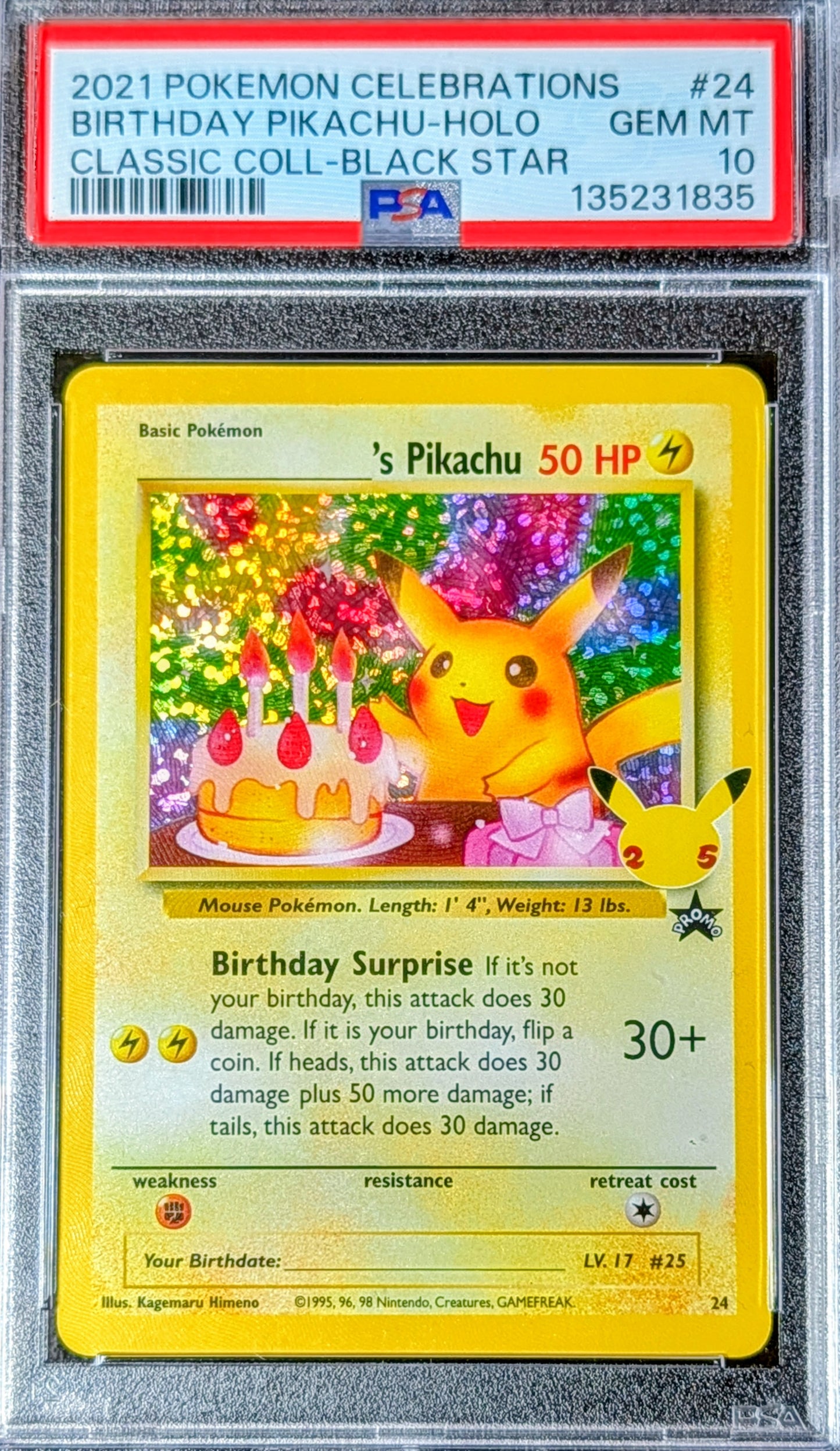 PSA 10 Pikachu Celebrations #24