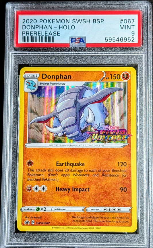 PSA 9 Donphan SWSH067