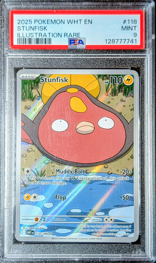 PSA 9 Stunfisk 118/086