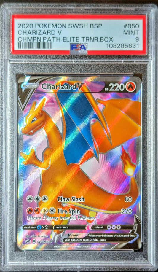 PSA 9 Charizard V SWSH050