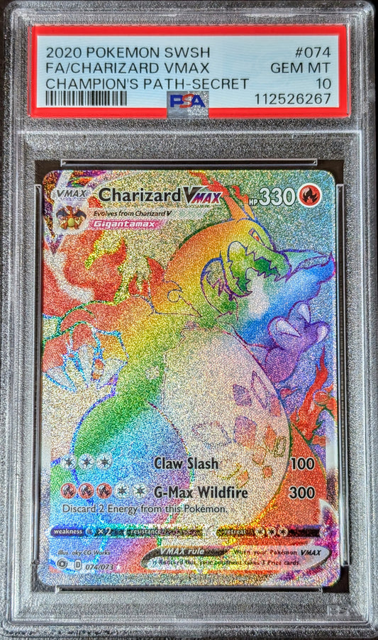PSA 10 Charizard VMAX 074/073