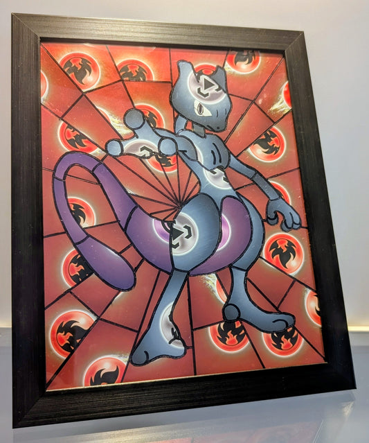 Holo Energy Framed Mewtwo