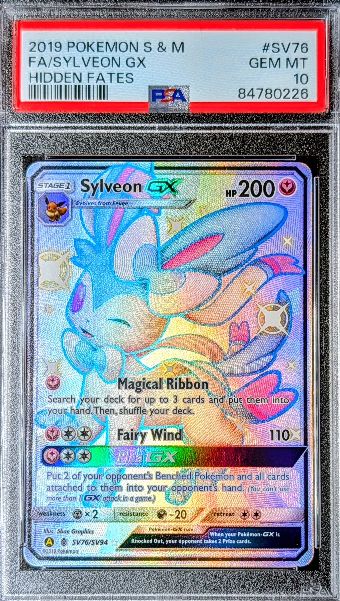 PSA 10 Sylveon GX SV76/SV94