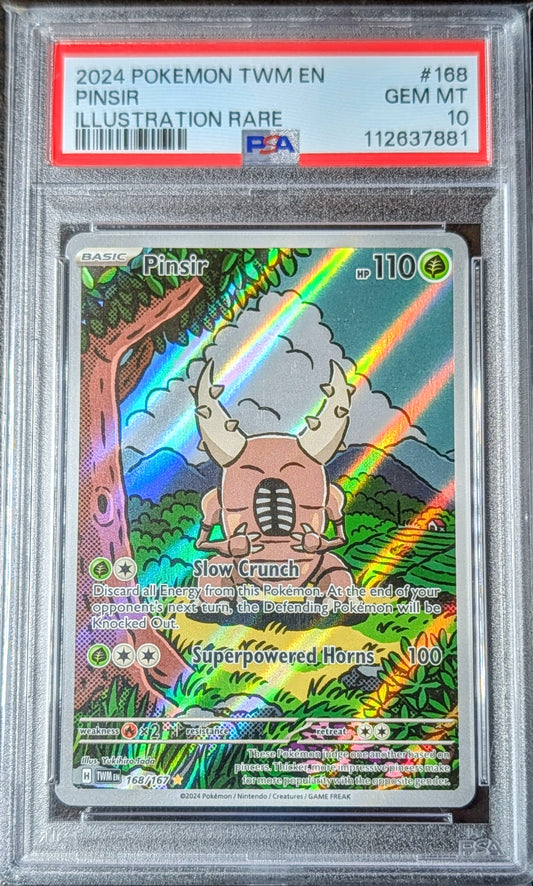 PSA 10 Pinsir 168/167